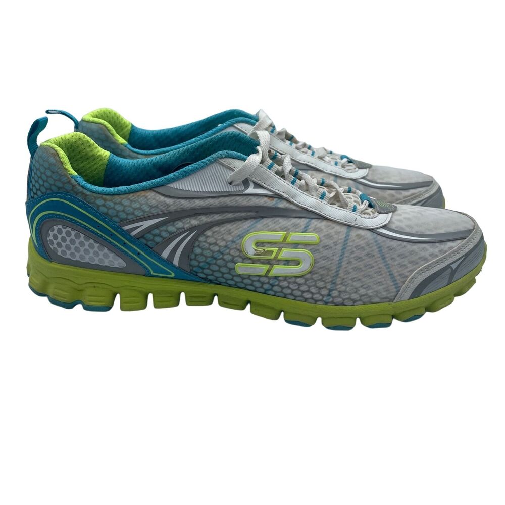 Skechers Sport Flex Training Running Shoes Lightweight Gray Womens Size 10